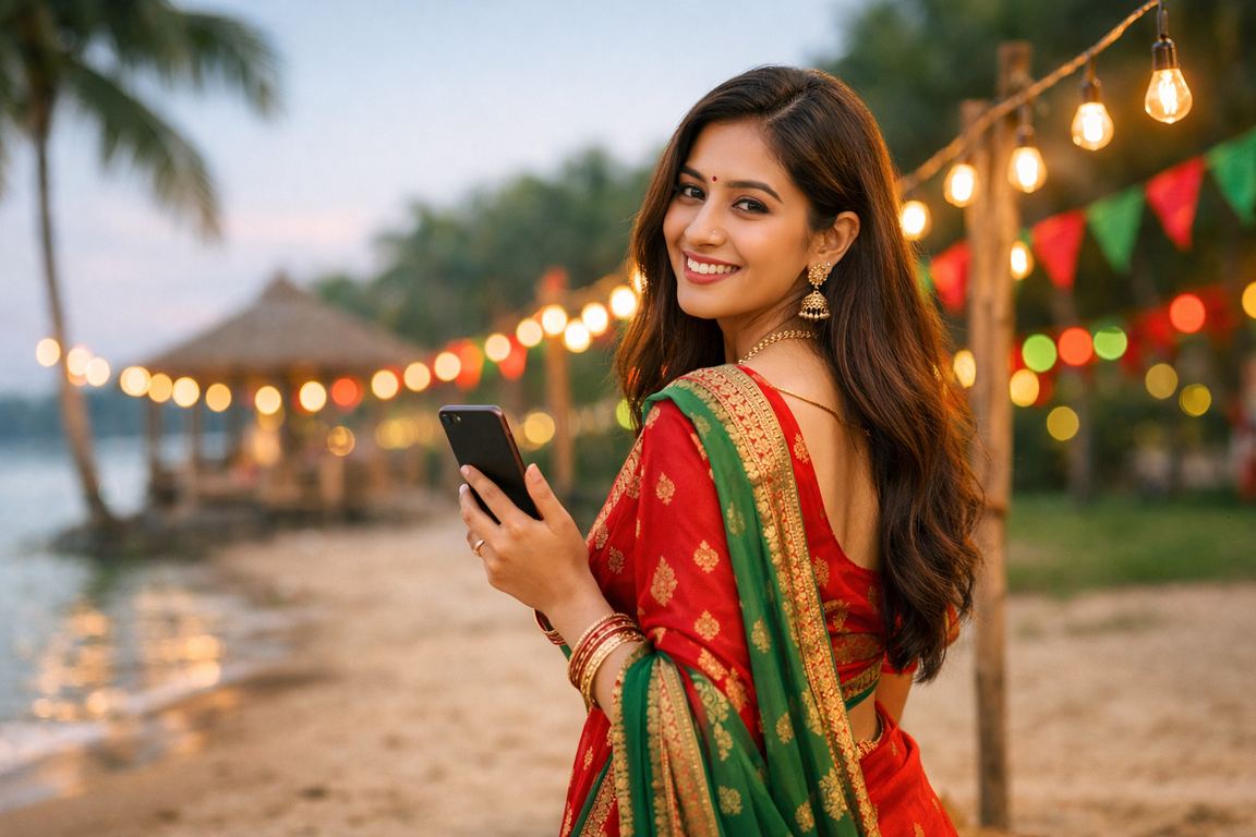 গাজীপুরে ক্যাশব্যাক বোনাস উদযাপনরত একজন নারী