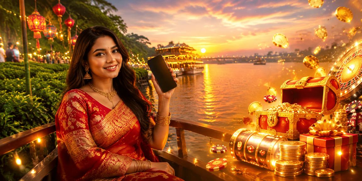 খুলনায় পহেলা বৈশাখে fancywin মোবাইল ক্যাসিনো ব্যবহার করছেন একজন