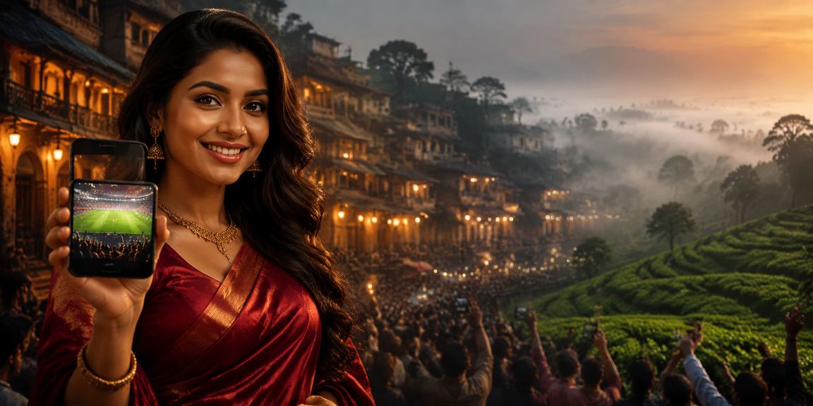 নারায়ণগঞ্জে চা বাগানে মোবাইলে বেটিং উপভোগ করছেন একজন ব্যবহারকারী