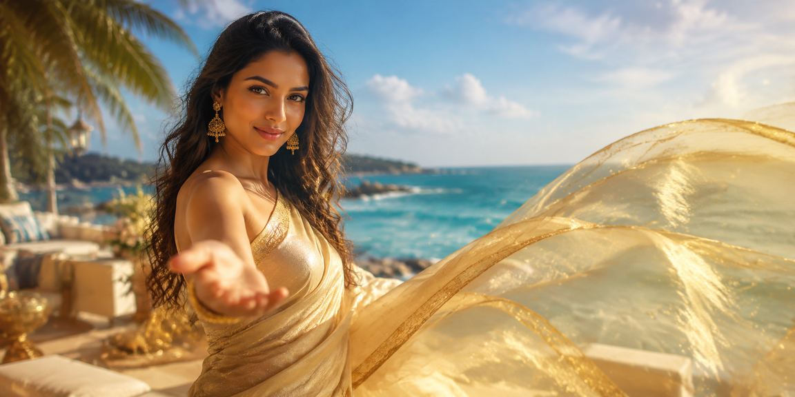 সেন্ট মার্টিনে ভিআইপি বোনাস উদযাপনরত একজন নারী